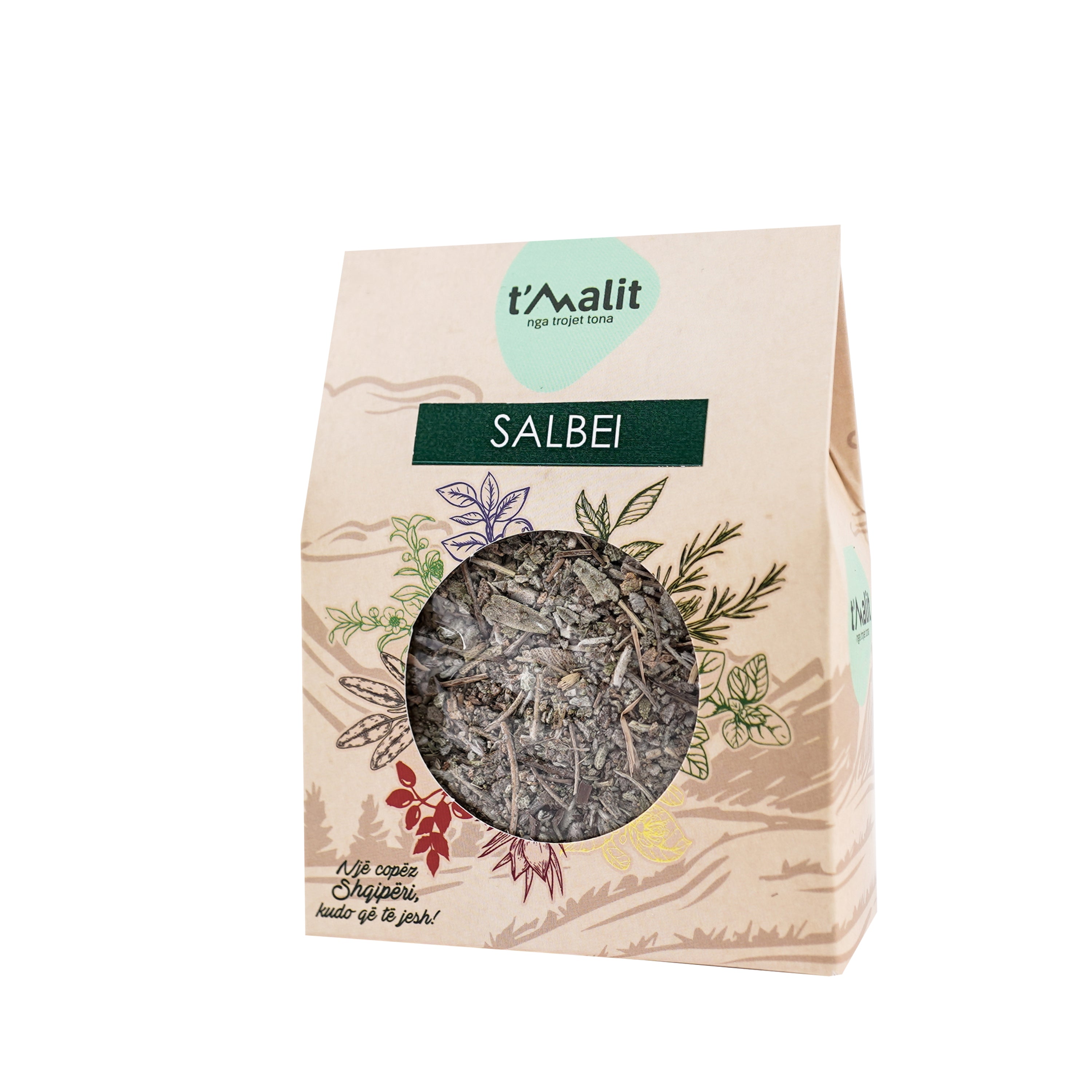 Sage Tea t'Malit- 45g - Gathered in Albania - Trojetona