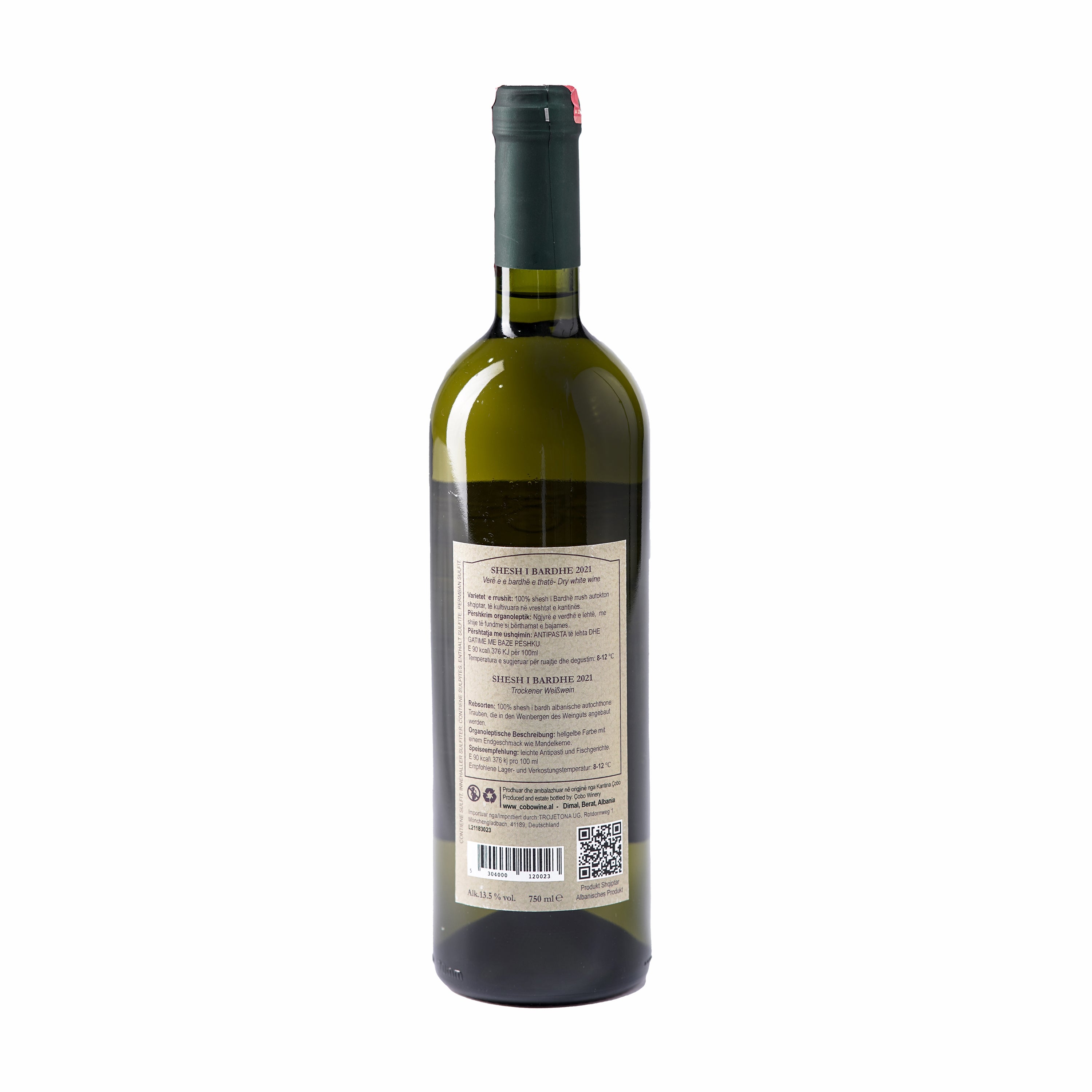 Albanian white wine "Shesh i Bardhë" 2021 - 750ml